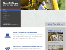 Tablet Screenshot of getrdoneconcrete.com